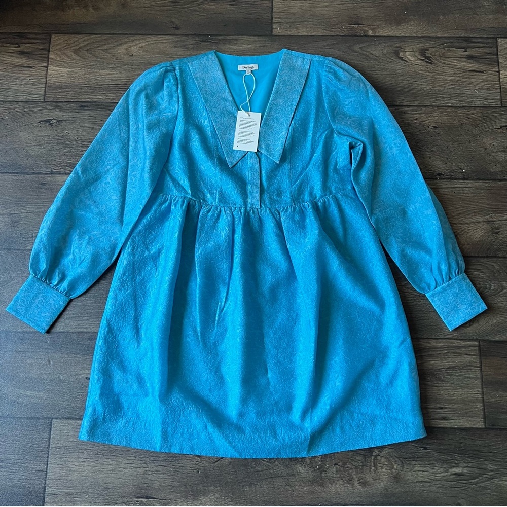 Darling Society Women's Avenue Dress Blue Size Extra Small NEW